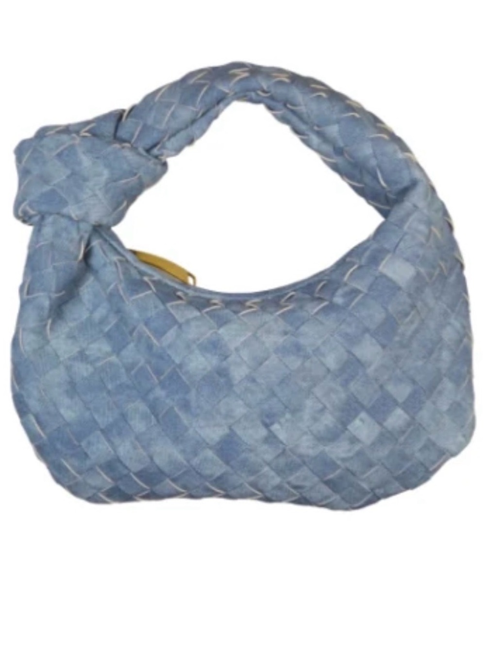 Maddie Denim Braided Knot Bag